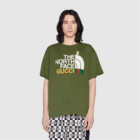 north face t shirt gucci|north face x Gucci outlet.